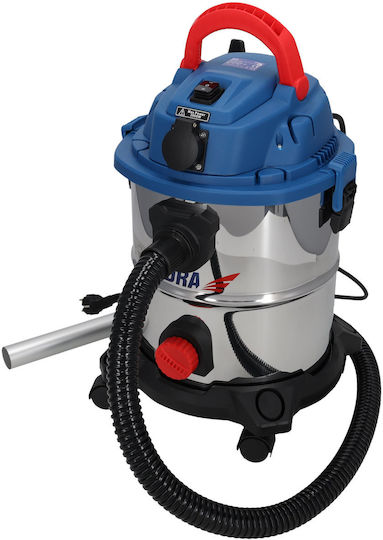 Dedra Vacuum Wet / Dry 1600W with Stainless Bin 20lt