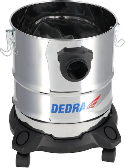 Dedra Σκούπα Υγρών / Στερεών 1200W με Πλαστικό Κάδο 20lt