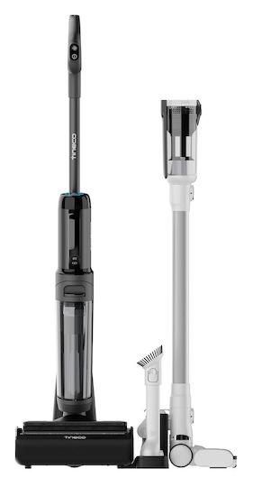 Tineco Floor One S6 Switch Pet Επαναφορτιζόμενη Σκούπα 2 σε 1 Stick & Χειρός 21.6V Μαύρη/Λευκή
