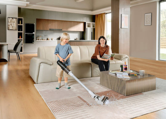 Tineco Floor One S6 Switch Pet Επαναφορτιζόμενη Σκούπα 2 σε 1 Stick & Χειρός 21.6V Μαύρη/Λευκή