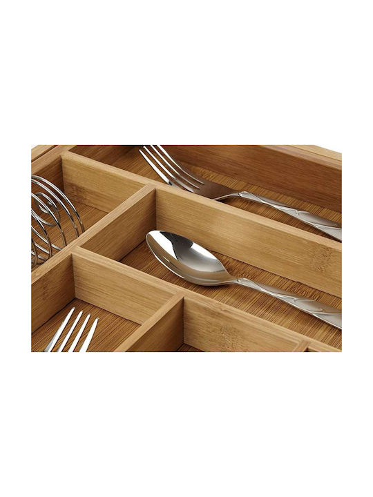 Tăvi Pentru Tacâmuri De Sertar Rabătabilă Din Lemn 43.5x45.5x5cm Bej