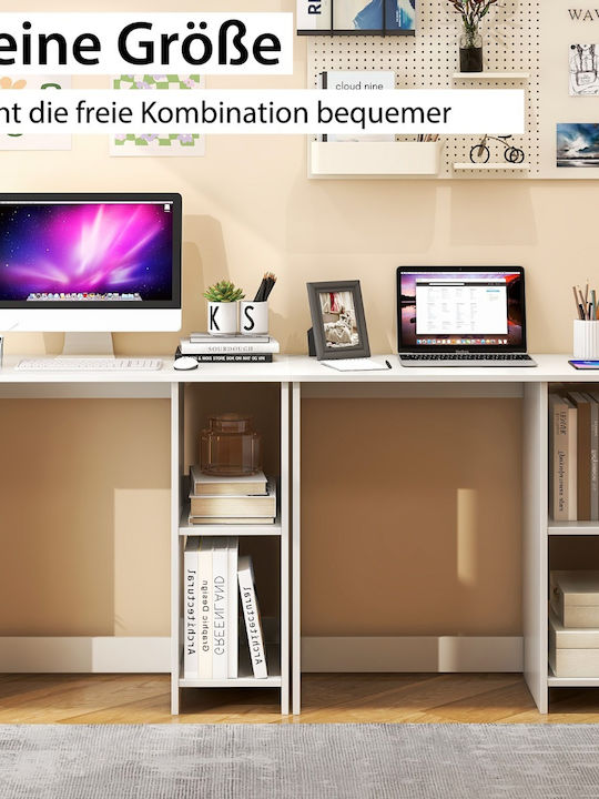 Desk Wooden White 80x40x74cm
