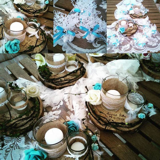 Decorative "Tree Trunk Candles"