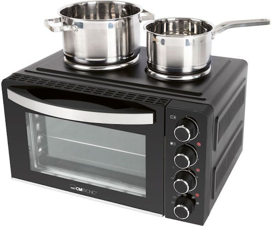 Clatronic Cuptor electric 28lt Fara arzatoare Negru