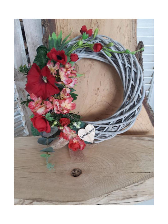 Decorațiune Coroană De Flori Din Lemn