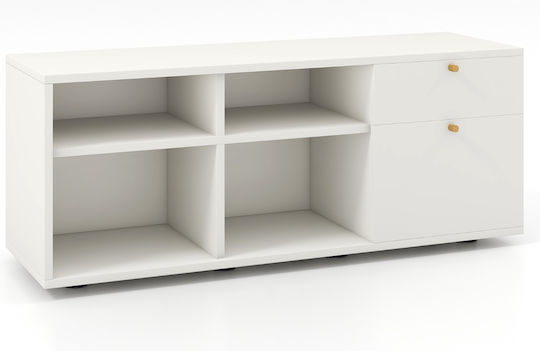 TV Stand White 108x39x50cm