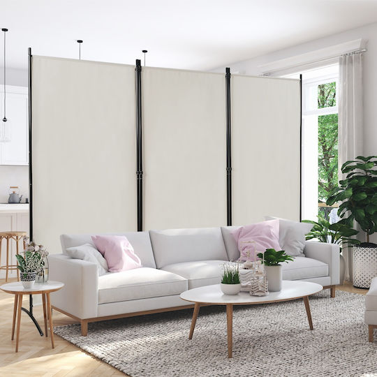 Costway Διακοσμητικό Παραβάν από Καμβά 260x183cm
