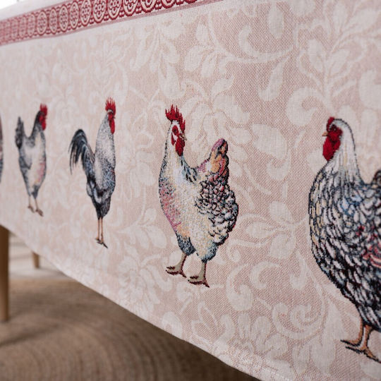 Teoran Покривка за маса Rooster Rooster 140x140бр