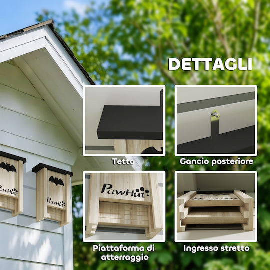 Pawhut Cușcă pentru Rozătoare 18x51x22.5cm