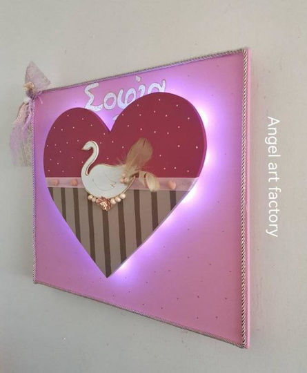 Heart Frame with Illuminated Name