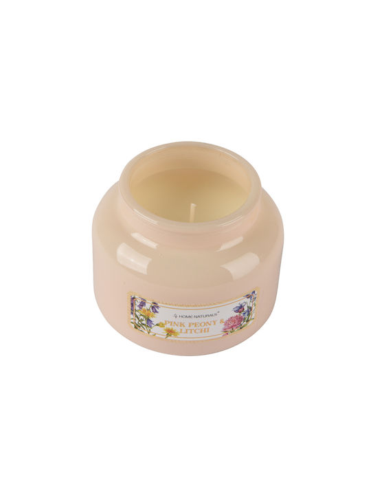 Kaemingk Aromatic Candle in Jar with Peony Scent 7.5x8.5cm