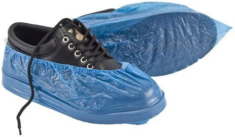 Bournas Medicals Disposable Shoe Covers in Blue Color 100pcs