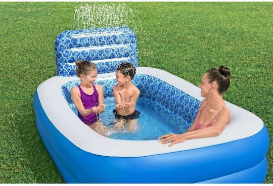 Bestway PVC Swimming Pool 702L Inflatable 229x152x152cm Blue