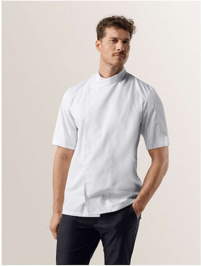 Le Nouveau Chef Μπλούζα Σεφ Λευκή με Κοντό Μανίκι