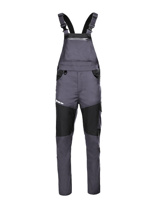 Stenso Work Coveralls Dungarees Cotton Gray