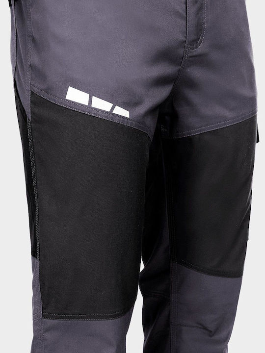 Stenso Work Coveralls Dungarees Cotton Gray