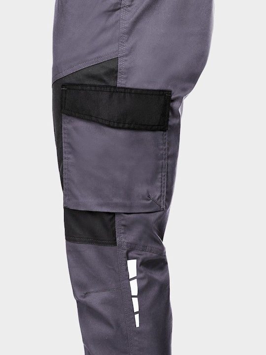 Stenso Work Coveralls Dungarees Cotton Gray