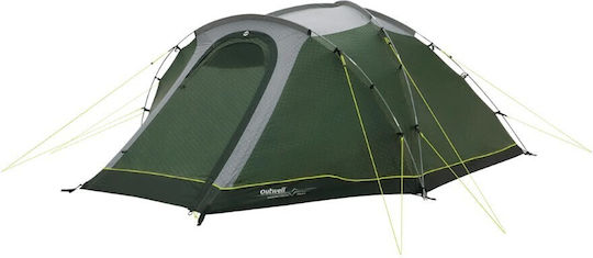 Outwell Cloud 4 Camping Tent Tunnel Green With Double Cloth 3 Seasons For 4 People 335x260x135cm