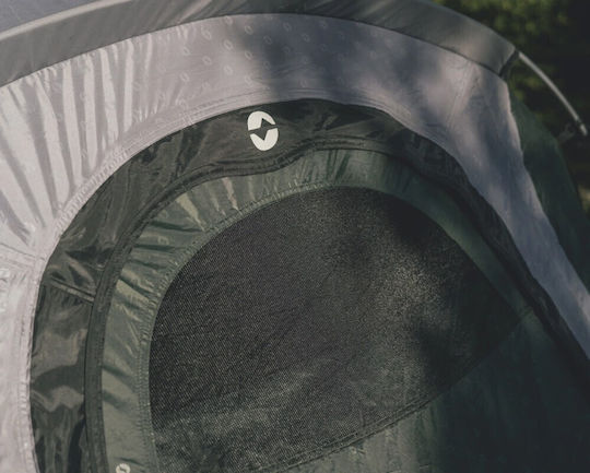 Outwell Cloud 4 Camping Tent Tunnel Green With Double Cloth 3 Seasons For 4 People 335x260x135cm