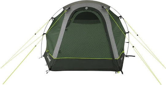 Outwell Earth 2 Camping Tent Tunnel Mountaineering Green with Double Cloth 3 Seasons for 2 People Waterproof 3000mm 310x150x110cm