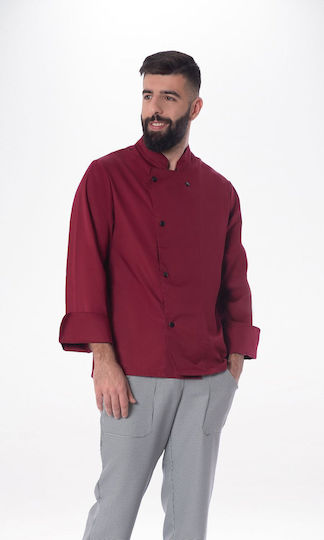 Axon Mantel Koch Unisex Rot mit Langärmelig 50-321-2-R-1-1 translates to German as "50-321-2-R-1-1"