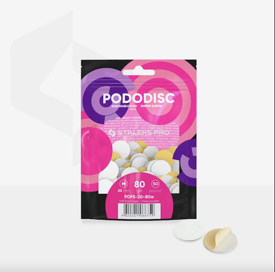 Staleks Σετ Φρέζα Τροχού Νυχιών Pododisc 50τμχ