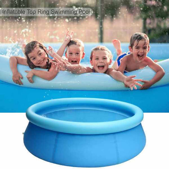 Bestway Piscină Rotundă PVC 2100lt Gonflabilă 244x66cm Albastră