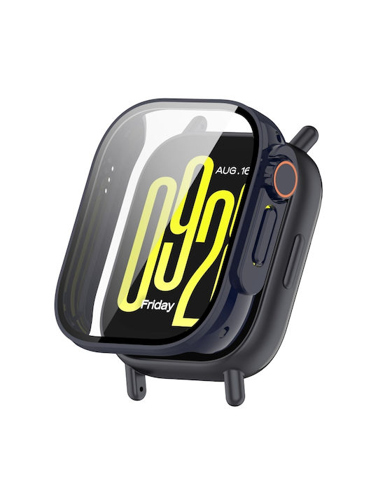 Tempered Film Case Protective Plastic Case in Blue color for Redmi Watch 5 Lite