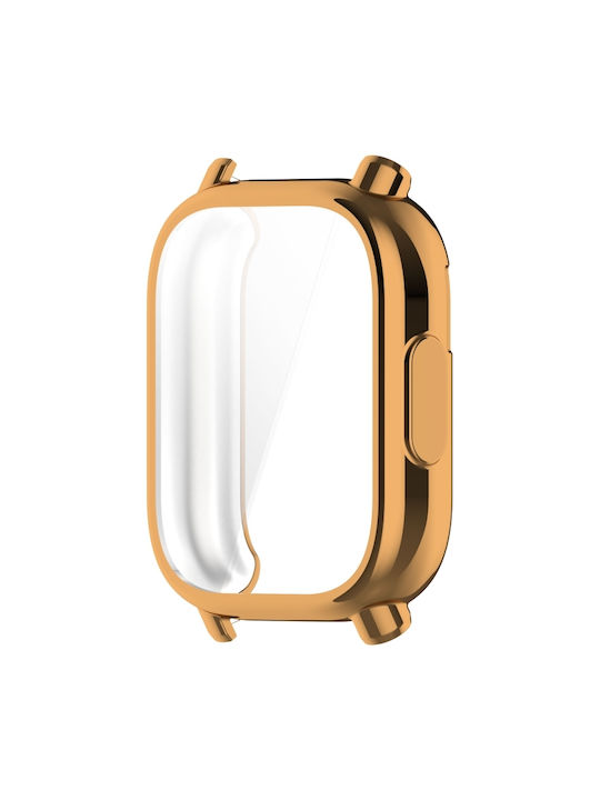 Защитна Силиконов Калъф в Розово злато цвят за Redmi Watch 5 Lite
