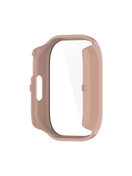 Tempered Film Протектор Пластмасов Калъф в Бордо цвят за Redmi Watch 5 Lite
