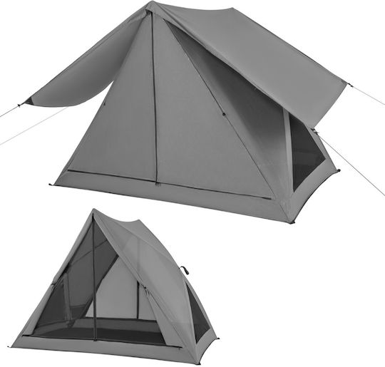 Costway Camping Tent Transparent for 3 People 225x145x161cm