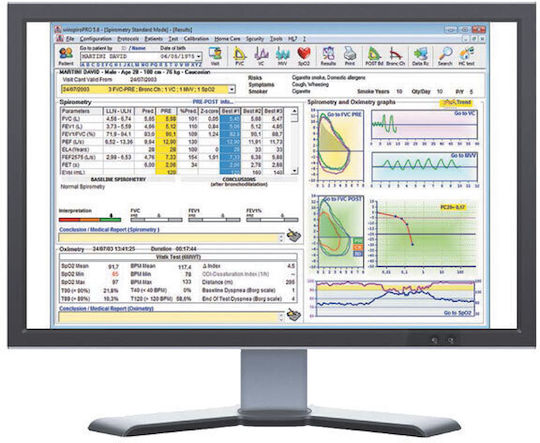 MIR Spirometer New Spirolab with Multi-Purpose Turbine