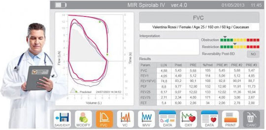 MIR Σπιρόμετρο Spirolab New
