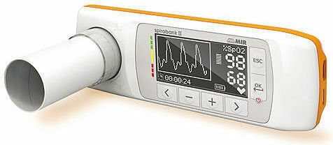 MIR Spirometer Spirobank II Advanced Plus with Oximeter Sensor