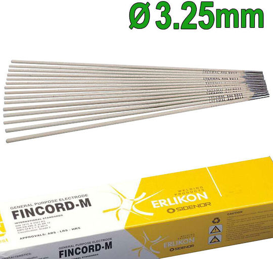 Erlikon Ηλεκτρόδια Finkord M 3.25mm 1kg 1τμχ 502203