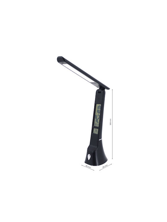 Eko Light LED Φωτιστικό Γραφείου σε Μαύρο Χρώμα