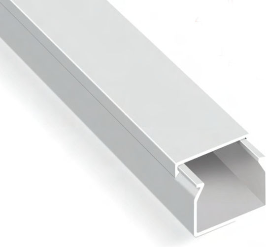 Aca Канал за Кабели с перфорирана стойка от Пластмаса 60x60mm Бял 2м