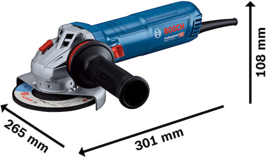 Bosch GWS 12-125 S Grinder 125mm Electric 1200W with Speed Control