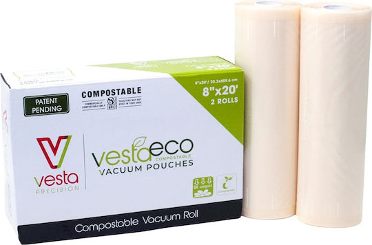 Vesta Precision Σαγρέ Σακούλες για Συσκευές Vacuum 200x150mm 1 Ρολό