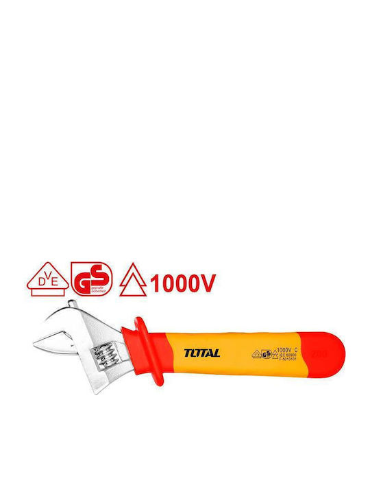 Total French Wrench with Anti-Slip Handle 200mm 8"