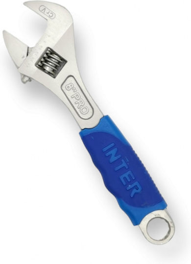 Inter French Wrench with Adjustable Opening 19mm and Anti-Slip Handle 150mm 6''