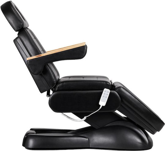 Activeshop Beauty Chair Black with Adjustable Height and Electric Lifting Sillon Lux 3