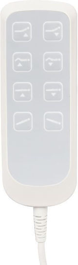 Pedicure Chair with Adjustable Height White