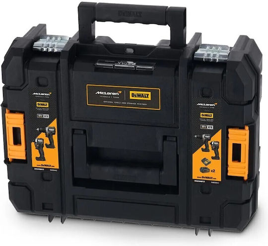 DEWALT Mclaren Limited Edition Set Impact Drill Driver & Impact Screwdriver 18V with 2 Batteries 5Ah and Case