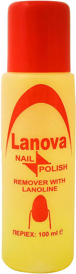 Lanova Îndepărtător de oje fără acetone cu lanolină 100ml