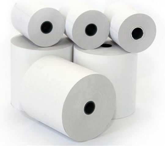 Armos Rolle Thermische Kassenrollen Registrierkasse Π80xΔ50mm mit Länge 25m 48gr/m² 10Stück
