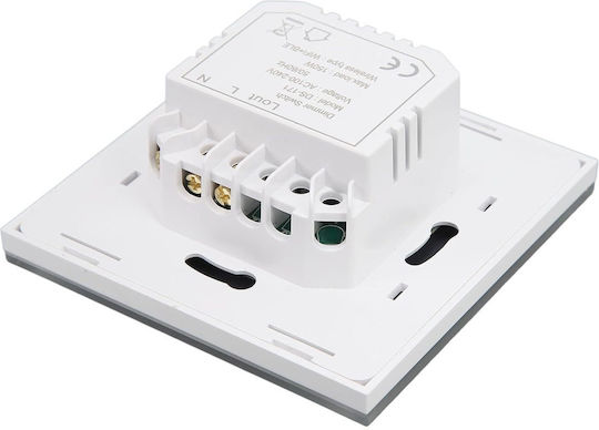 Home Lighting Χωνευτός Διακόπτης Dimmer με Πλαίσιο Κλασικός Περιστροφικός 150W σε Λευκό Χρώμα