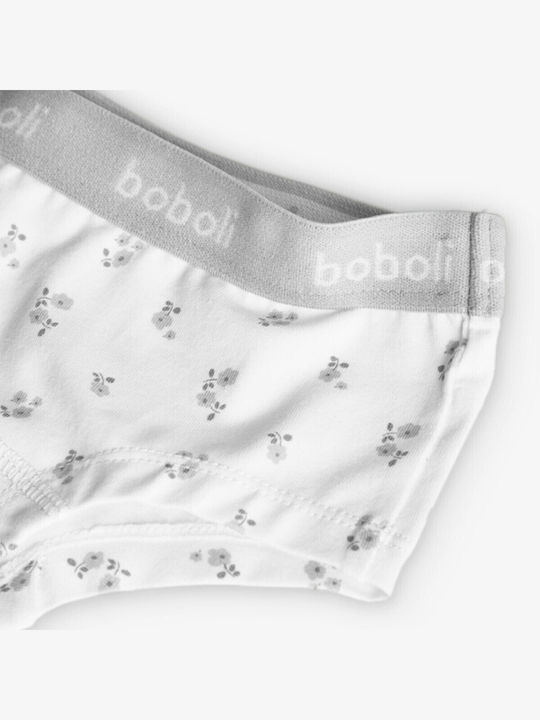 Boboli Σετ Παιδικά Βρακάκια Λευκό 3τμχ