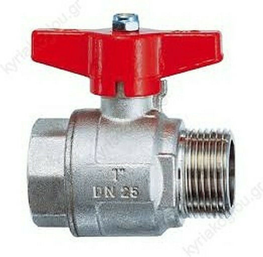 Cimberio butterfly Valve / Switch Straight 1/2" Male/Female