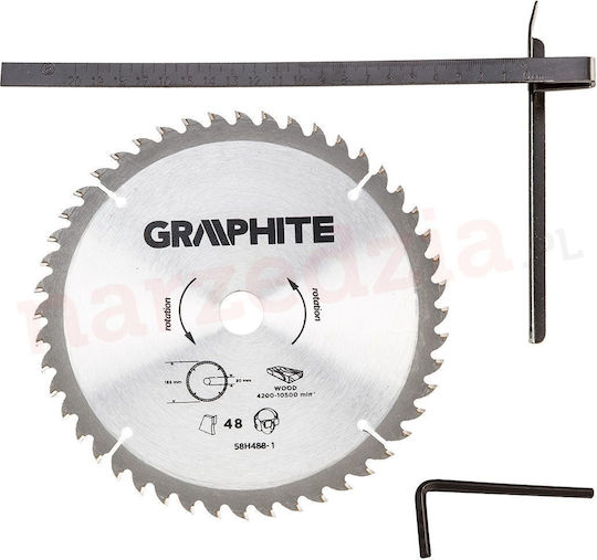 Graphite Δισκοπρίονο 1200W με Σύστημα Αναρρόφησης